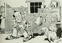 An illustration from Caricature; wit and humor of a nation in picture, song and story (1911)