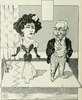 An illustration from Caricature; wit and humor of a nation in picture, song and story (1911)