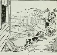 An illustration from Caricature; wit and humor of a nation in picture, song and story (1911)