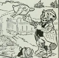 An illustration from Caricature; wit and humor of a nation in picture, song and story (1911)