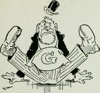 An illustration from Caricature; wit and humor of a nation in picture, song and story (1911)