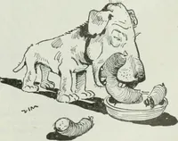 An illustration from Caricature; wit and humor of a nation in picture, song and story (1911)