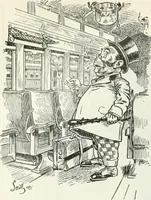 An illustration from Caricature; wit and humor of a nation in picture, song and story (1911)