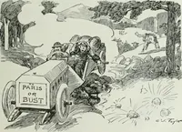 An illustration from Caricature; wit and humor of a nation in picture, song and story (1911)