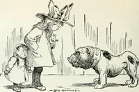 An illustration from Caricature; wit and humor of a nation in picture, song and story (1911)