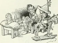 An illustration from Caricature; wit and humor of a nation in picture, song and story (1911)