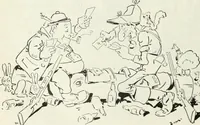 An illustration from Caricature; wit and humor of a nation in picture, song and story (1911)