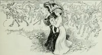 An illustration from Caricature; wit and humor of a nation in picture, song and story (1911)