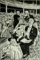 An illustration from Caricature; wit and humor of a nation in picture, song and story (1911)