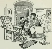 An illustration from Caricature; wit and humor of a nation in picture, song and story (1911)