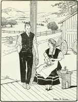 An illustration from Caricature; wit and humor of a nation in picture, song and story (1911)
