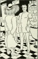 An illustration from Caricature; wit and humor of a nation in picture, song and story (1911)