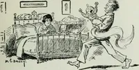 An illustration from Caricature; wit and humor of a nation in picture, song and story (1911)