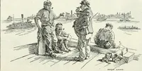 An illustration from Caricature; wit and humor of a nation in picture, song and story (1911)