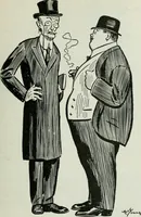 An illustration from Caricature; wit and humor of a nation in picture, song and story (1911)