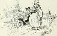 An illustration from Caricature; wit and humor of a nation in picture, song and story (1911)