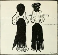 An illustration from Caricature; wit and humor of a nation in picture, song and story (1911)