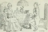 An illustration from Caricature; wit and humor of a nation in picture, song and story (1911)
