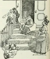 An illustration from Caricature; wit and humor of a nation in picture, song and story (1911)