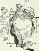 An illustration from Caricature; wit and humor of a nation in picture, song and story (1911)