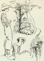 An illustration from Caricature; wit and humor of a nation in picture, song and story (1911)
