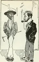 An illustration from Caricature; wit and humor of a nation in picture, song and story (1911)