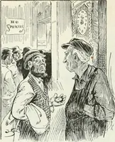 An illustration from Caricature; wit and humor of a nation in picture, song and story (1911)