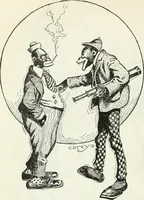An illustration from Caricature; wit and humor of a nation in picture, song and story (1911)