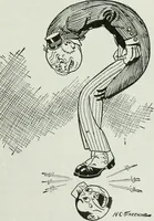 An illustration from Caricature; wit and humor of a nation in picture, song and story (1911)
