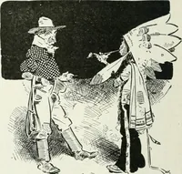 An illustration from Caricature; wit and humor of a nation in picture, song and story (1911)