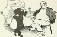 An illustration from Caricature; wit and humor of a nation in picture, song and story (1911)