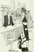 An illustration from Caricature; wit and humor of a nation in picture, song and story (1911)