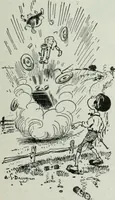 An illustration from Caricature; wit and humor of a nation in picture, song and story (1911)
