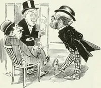 An illustration from Caricature; wit and humor of a nation in picture, song and story (1911)