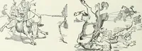 An illustration from Caricature; wit and humor of a nation in picture, song and story (1911)
