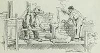 An illustration from Caricature; wit and humor of a nation in picture, song and story (1911)