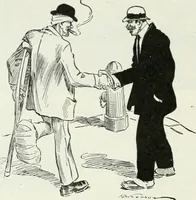 An illustration from Caricature; wit and humor of a nation in picture, song and story (1911)