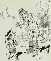 An illustration from Caricature; wit and humor of a nation in picture, song and story (1911)