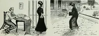 An illustration from Caricature; wit and humor of a nation in picture, song and story (1911)