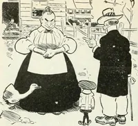 An illustration from Caricature; wit and humor of a nation in picture, song and story (1911)