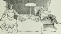 An illustration from Caricature; wit and humor of a nation in picture, song and story (1911)