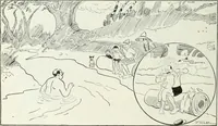 An illustration from Caricature; wit and humor of a nation in picture, song and story (1911)