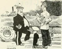 An illustration from Caricature; wit and humor of a nation in picture, song and story (1911)