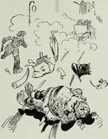 An illustration from Caricature; wit and humor of a nation in picture, song and story (1911)