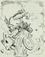 An illustration from Caricature; wit and humor of a nation in picture, song and story (1911)