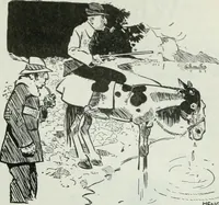An illustration from Caricature; wit and humor of a nation in picture, song and story (1911)