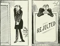An illustration from Caricature; wit and humor of a nation in picture, song and story (1911)