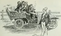An illustration from Caricature; wit and humor of a nation in picture, song and story (1911)