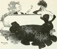 An illustration from Caricature; wit and humor of a nation in picture, song and story (1911)