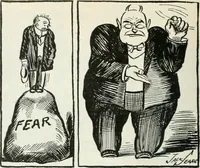 An illustration from Caricature; wit and humor of a nation in picture, song and story (1911)